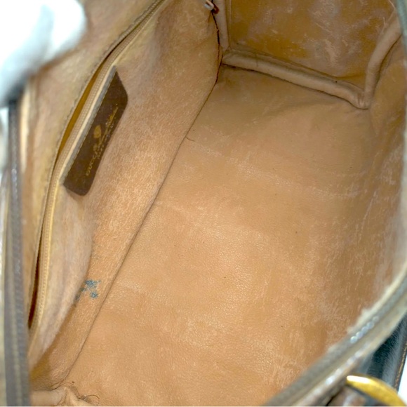 Vintage Gucci Hand Bag Sherry Line Brown PVC made in Italy 🇮🇹❤️🌹❤️🌹 - Picture 8 of 9